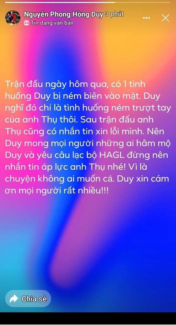 Hành động vị tha của cầu thủ HA Gia Lai - ảnh 2