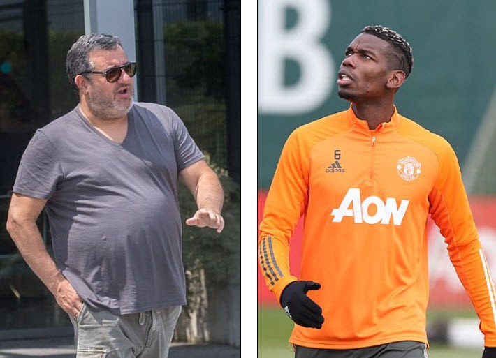 Siêu cò Raiola lại khuấy động tương lai của Pogba tại MU - ảnh 1