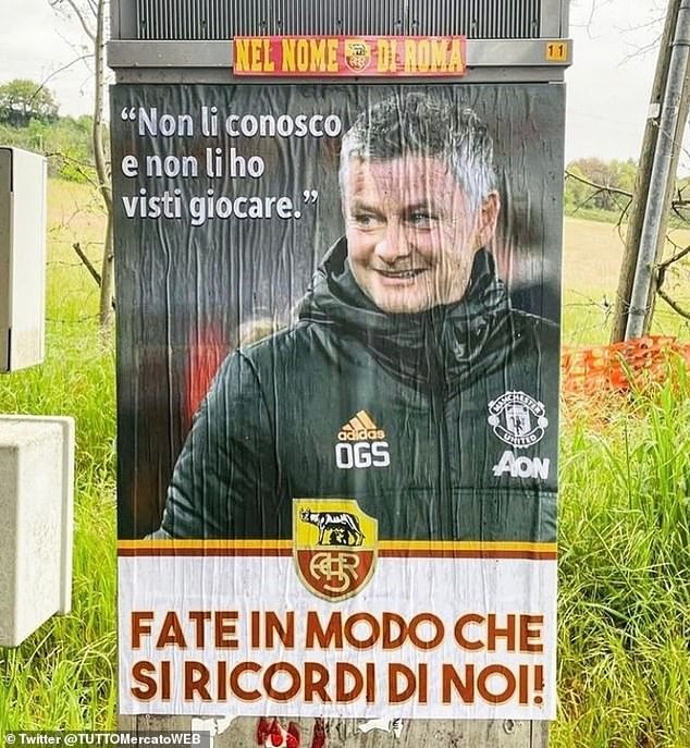 Solskjaer thoái lui trong cuộc chiến với CĐV AS Roma - ảnh 1