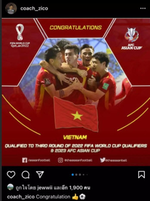 HLV Kiatisak chúc mừng Việt Nam làm nên lịch sử ở World Cup - ảnh 3