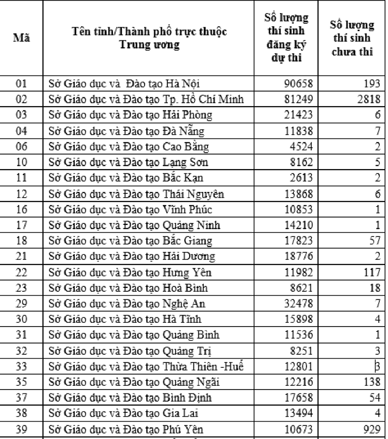 Hơn 15.000 thí sinh không tham dự thi tốt nghiệp đợt 2 do dịch COVID-19 - ảnh 1