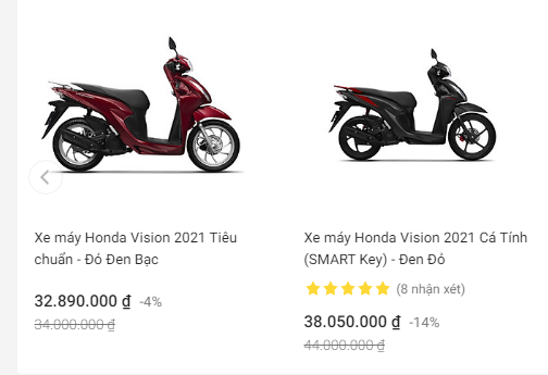 Honda Vision bất ngờ giảm giá chỉ từ 32 triệu đồng - ảnh 1