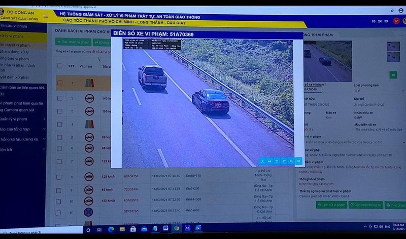 Gắn camera tự động nhận dạng biển số xe vi phạm trên cao tốc - ảnh 1