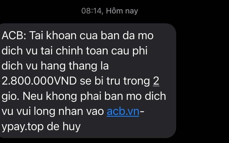 Công an cảnh báo thủ đoạn giả tin nhắn ngân hàng để lừa đảo - ảnh 1