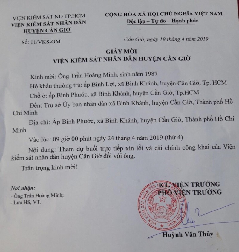 Ngày mai, VKS phải đi xin lỗi công khai người bị oan - ảnh 1