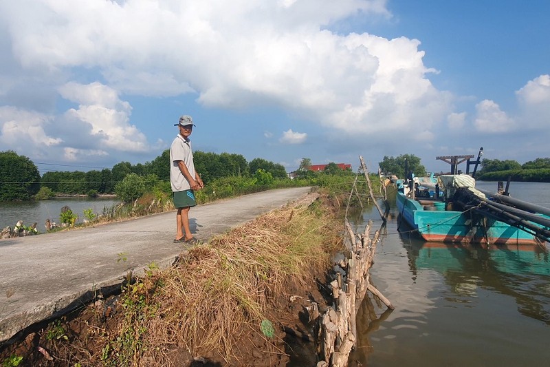 Vụ dân lo nạo vét kênh gây sạt lở ở Cà Mau: Vận động để dân đồng thuận - ảnh 1