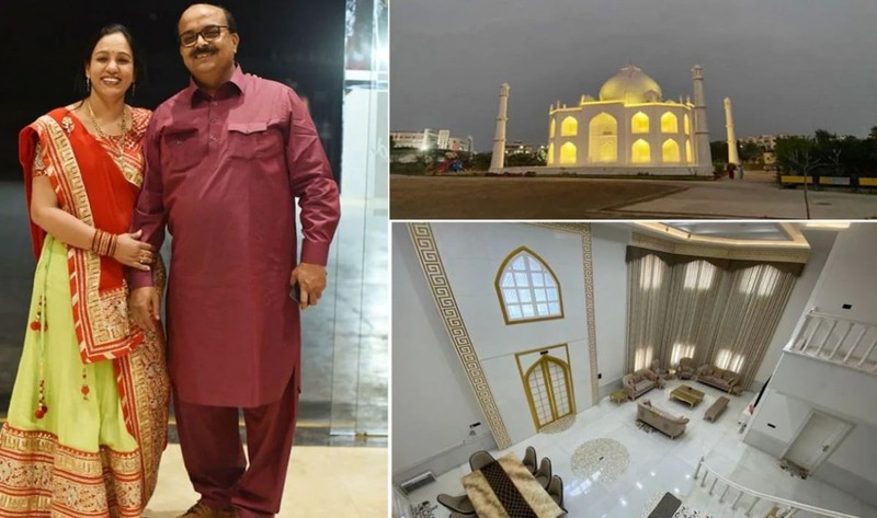 Người đàn ông xây 'đền Taj Mahal' tặng vợ  - ảnh 1