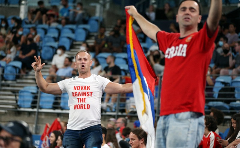 Cộng đồng người Úc gốc Serbia tuần hành ủng hộ Djokovic - ảnh 3