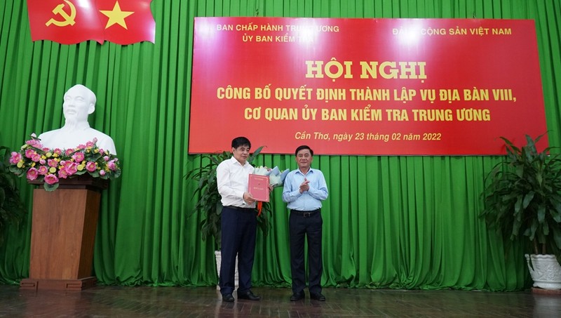 Ủy ban Kiểm tra Trung ương lập Vụ Địa bàn VIII ở Cần Thơ - ảnh 1