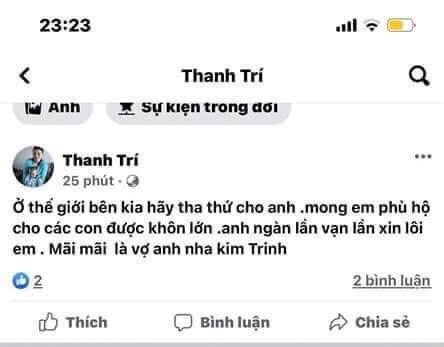 Nghi can sát hại vợ ở Đà Lạt đăng Facebook 'xin tha thứ' - ảnh 2