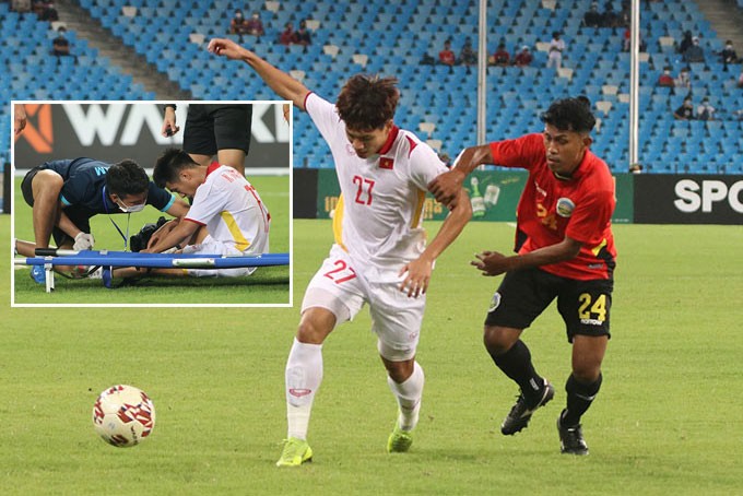 Đưa cả thủ môn vào đá, U-23  Việt Nam quả cảm vào chung kết - ảnh 1