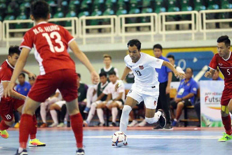 Futsal Việt Nam gặp khó khi không thắng nổi Myanmar - ảnh 1