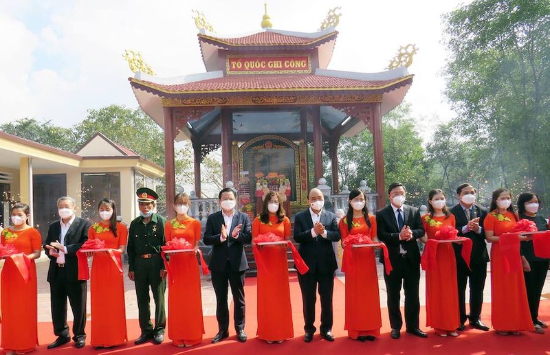 Chủ tịch nước dự lễ khánh thành Nhà bia ghi danh liệt sĩ ở Quảng Nam - ảnh 1