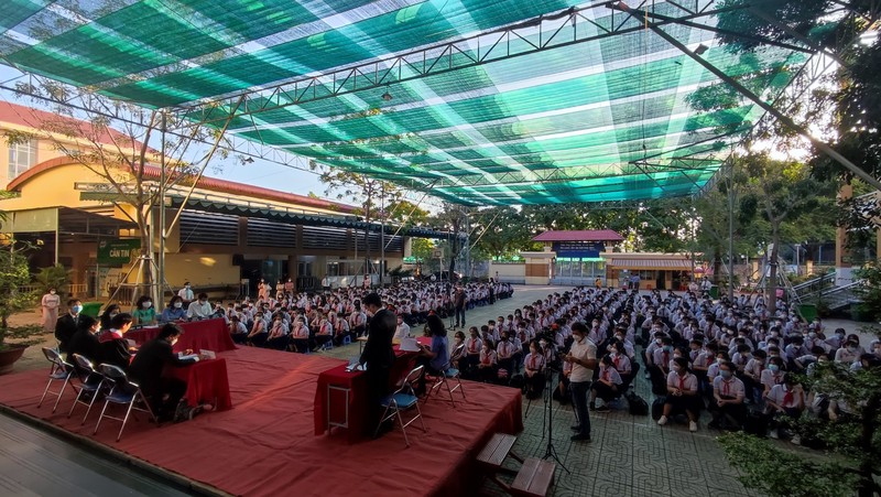 Sôi động phiên tòa giả định 'Nói không với bạo hành trẻ em' - ảnh 2