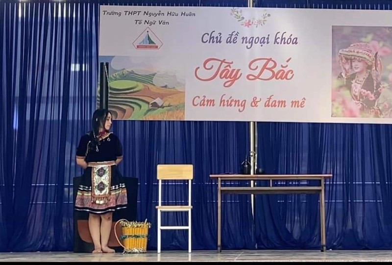 Nhấn vào ảnh để phóng to Vở kịch độc đáo lấy cảm hứng từ Vợ chồng A Phủ của học sinh lớp 12 - ảnh 1