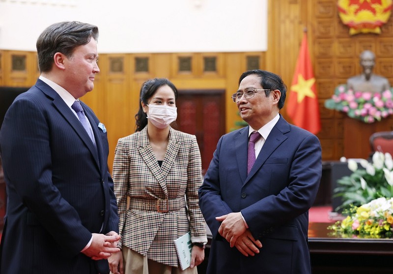 Thủ tướng tiếp ông Marc E. Knapp, đại sứ Mỹ tại Việt Nam  - ảnh 1