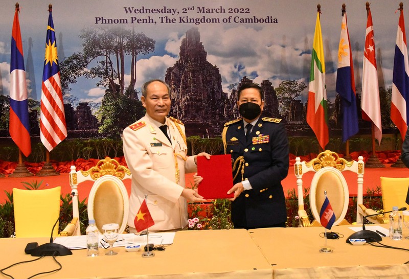Tư lệnh Cảnh sát các nước ASEAN ra tuyên bố chung - ảnh 1