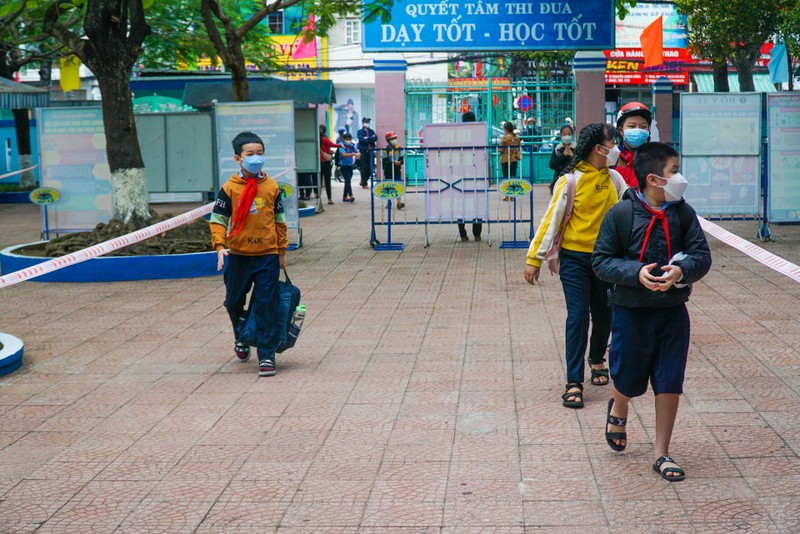 Học sinh tiểu học Đà Nẵng háo hức đi học trở lại - ảnh 2