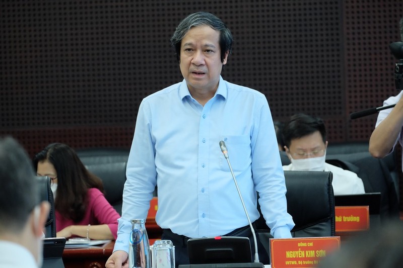 Bộ trưởng Bộ GD&ĐT Nguyễn Kim Sơn làm việc với Đà Nẵng - ảnh 4