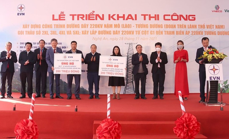Xây dựng đường dây 220 kV nhập khẩu điện từ Lào về Việt Nam - ảnh 2