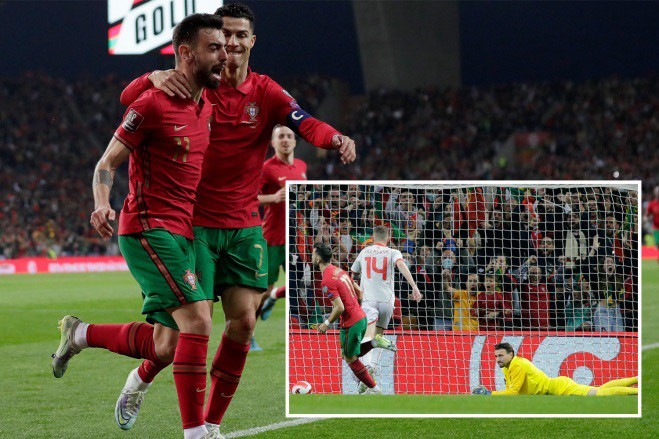 Ronaldo phản ứng mạnh mẽ khi Bồ Đào Nha lấy vé chơi World Cup  - ảnh 3