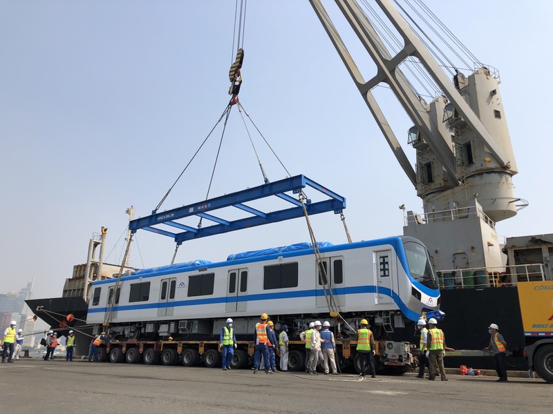 Thêm 2 đoàn tàu metro đã về tới TP.HCM - ảnh 6