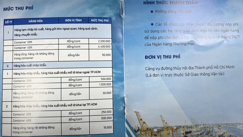 TP.HCM chính thức thu phí hạ tầng cảng biển từ 1-4 - ảnh 3