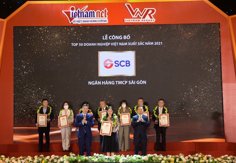 SCB lọt top 50 doanh nghiệp xuất sắc nhất Việt Nam 2021 - ảnh 1