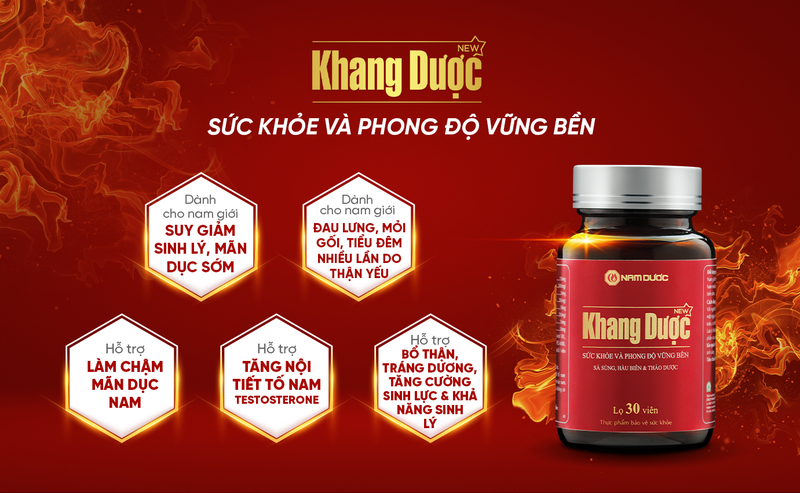 Khang Dược - 14 năm giúp phái mạnh phong độ vững bền - ảnh 2