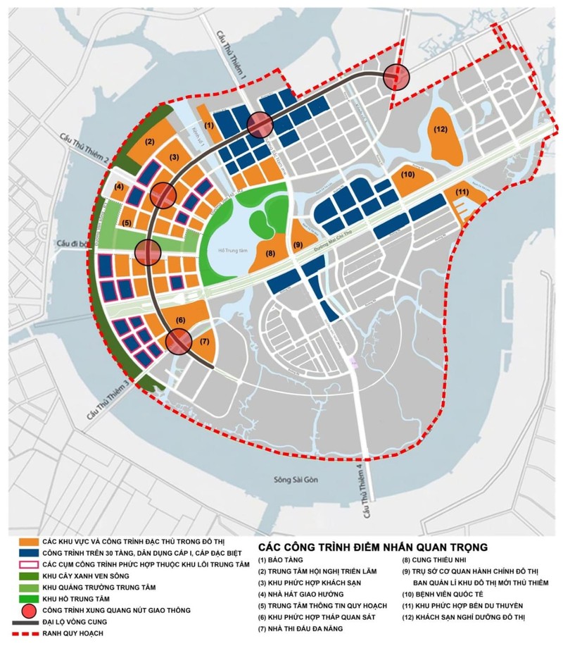 Toàn cảnh quy hoạch khu đô thị Thủ Thiêm theo quy chế kiến trúc mới - ảnh 3