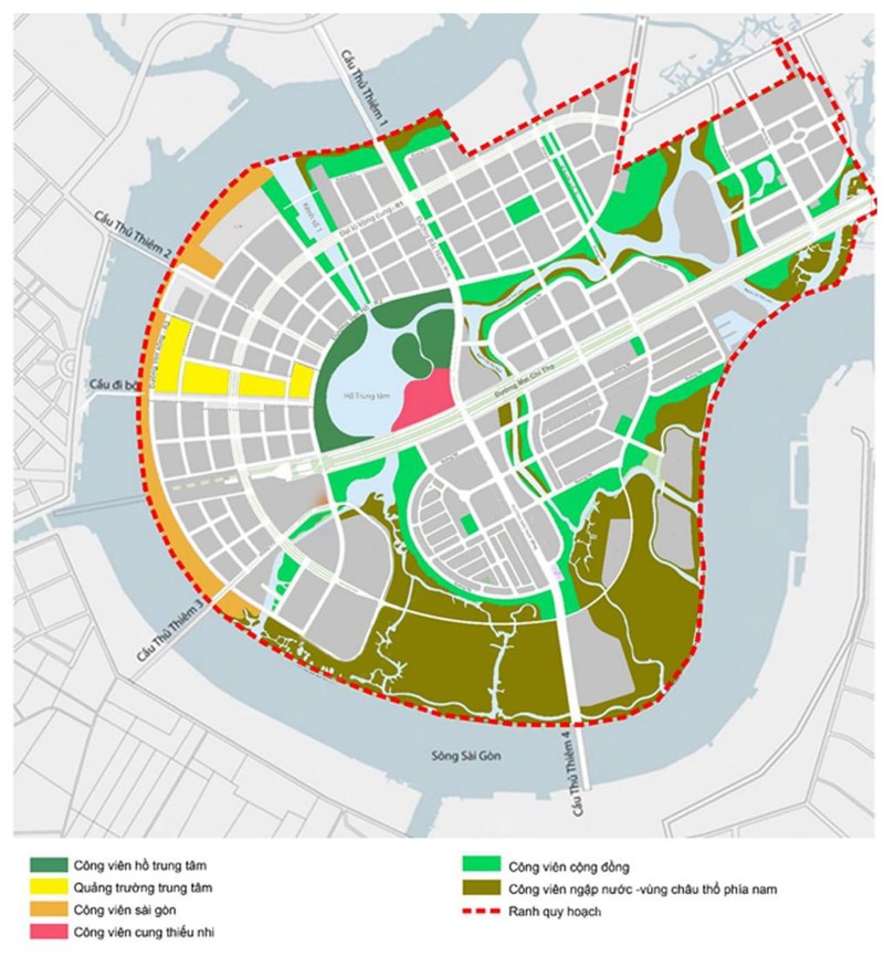 Toàn cảnh quy hoạch khu đô thị Thủ Thiêm theo quy chế kiến trúc mới - ảnh 5