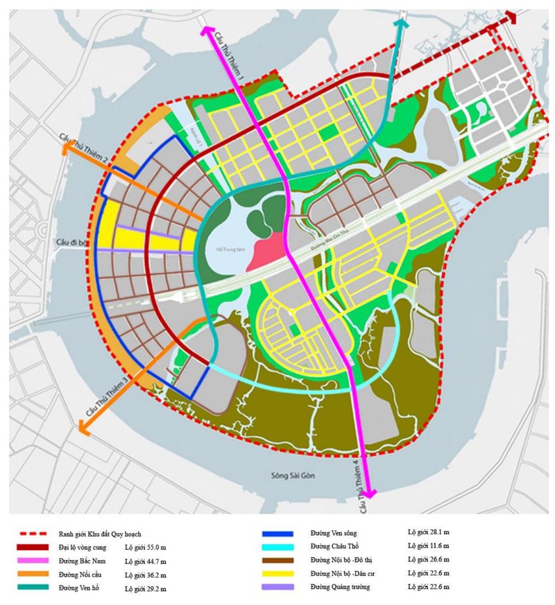 Toàn cảnh quy hoạch khu đô thị Thủ Thiêm theo quy chế kiến trúc mới - ảnh 7