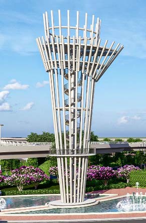 Cận cảnh thiết kế 'tháp khát vọng' nút giao thông nghìn tỉ An Phú - ảnh 3