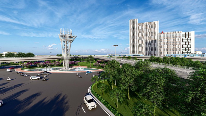 Cận cảnh thiết kế 'tháp khát vọng' nút giao thông nghìn tỉ An Phú - ảnh 4