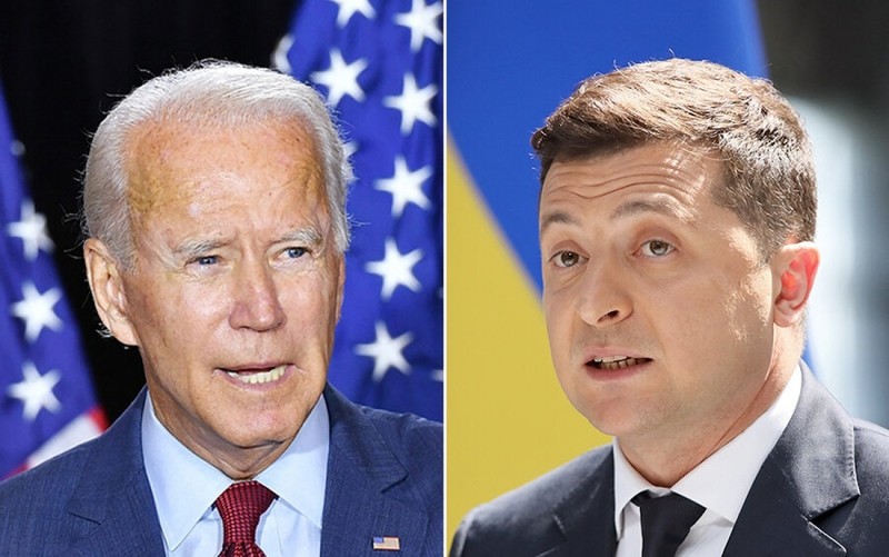 Tổng thống Ukraine điện đàm với ông Biden sau động thái 'rắn' của Nga - ảnh 1
