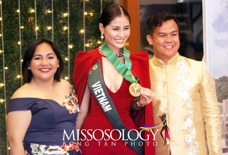 Hoàng Hạnh giành giải vàng trang phục dạo biển tại Miss Earth  - ảnh 3