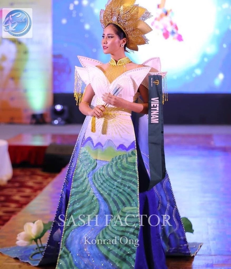 Hoàng Hạnh giành giải vàng trang phục dạo biển tại Miss Earth  - ảnh 6
