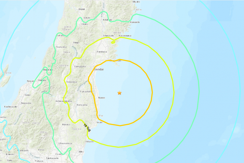 Động đất 7,3 độ Richter ở bờ biển đông bắc Nhật, có cảnh báo sóng thần  - ảnh 1
