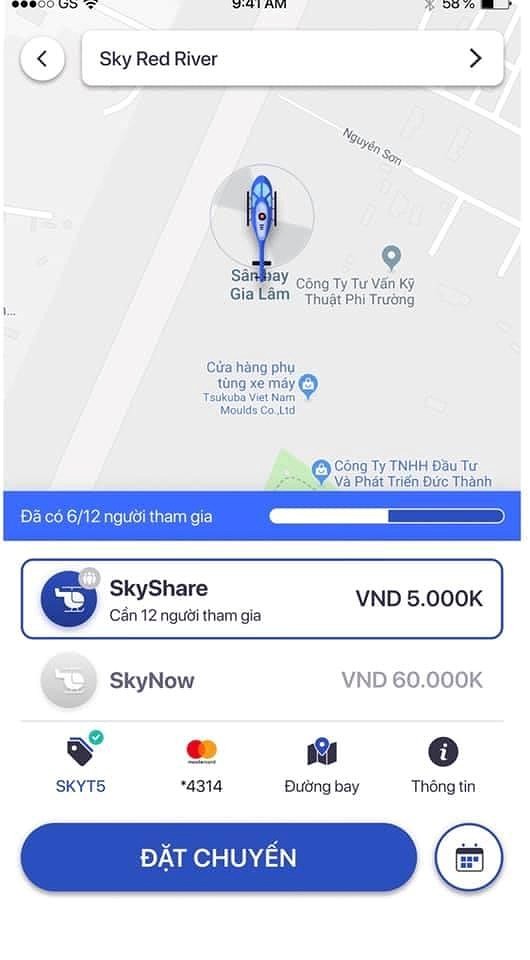FastGo giới thiệu dịch vụ đi chung... trực thăng tại Hà Nội  - ảnh 1