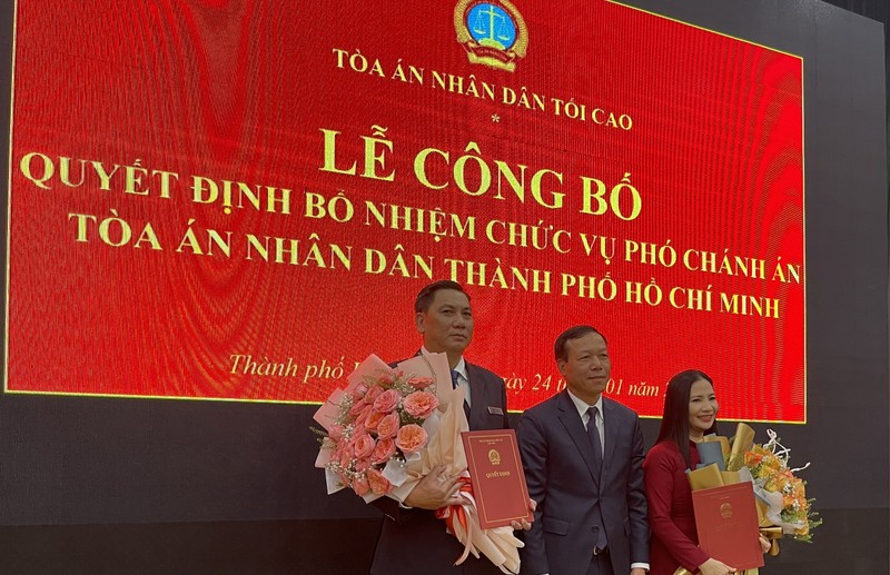 TAND TP.HCM có 2 tân phó chánh án - ảnh 1