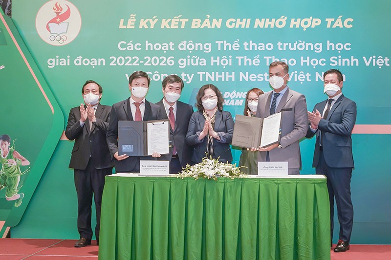 Nestlé Việt Nam dành 38 tỷ đồng cho thể thao trường học - ảnh 1