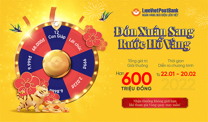 'Đón xuân sang – Rước hổ vàng' cùng LienVietPostBank - ảnh 1