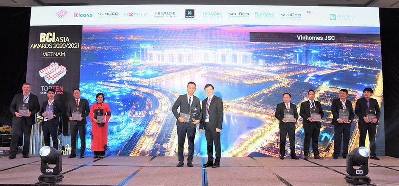 Vinhomes được BCI Asia Awards vinh danh chủ đầu tư hàng đầu Việt Nam - ảnh 1