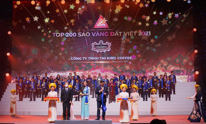 King Coffee đạt giải thưởng Sao Vàng Đất Việt 2021 - ảnh 1