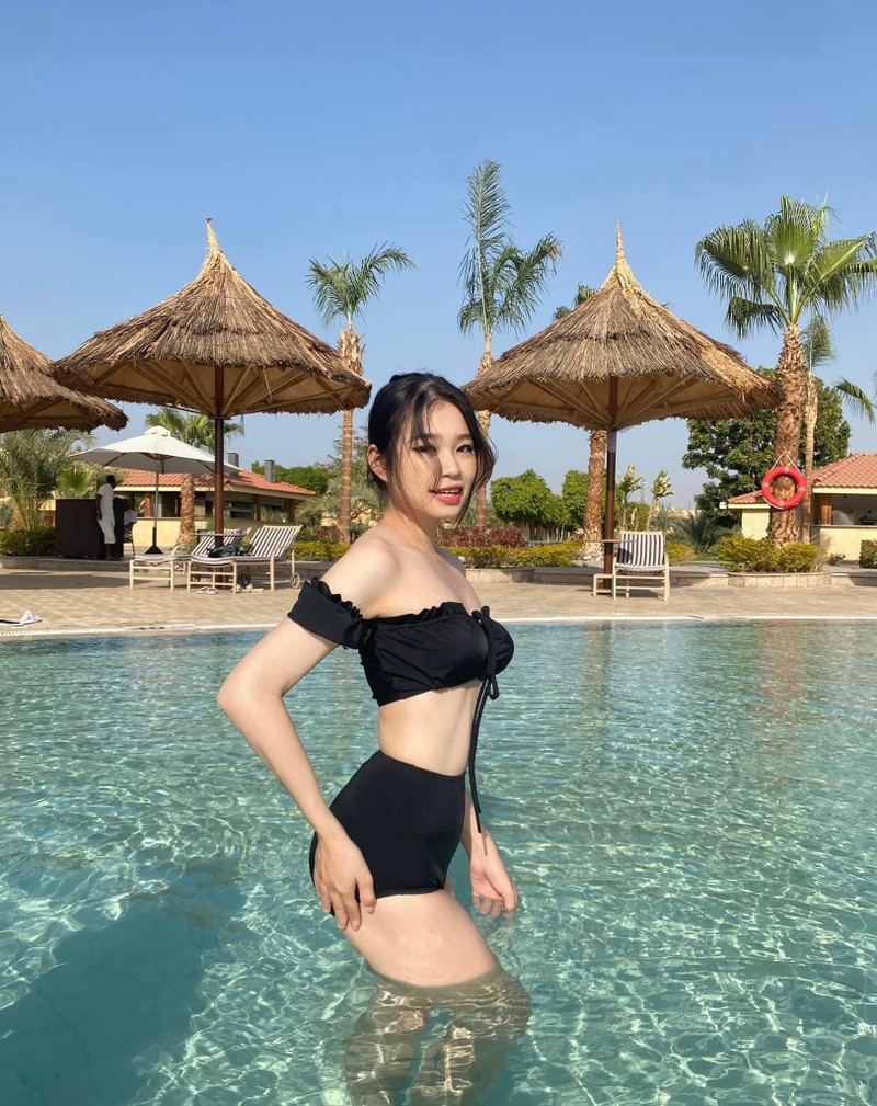 Trần Hoài Phương khoe dáng bikini tại cuộc thi Miss Eco International 2022 - ảnh 2