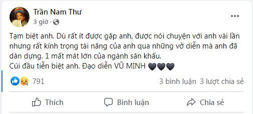 Đạo diễn Vũ Minh của sân khấu kịch Idecaf qua đời, nghệ sĩ buồn tiễn biệt - ảnh 7