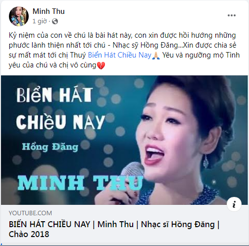Diva Thanh Lam, ca sĩ Tùng Dương… tiếc thương nhạc sĩ Hồng Đăng - ảnh 4
