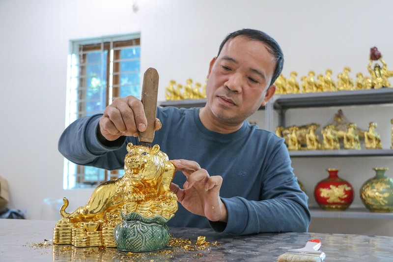Hà Nội: Hổ dát vàng hút khách dịp Tết Nguyên đán 2022 - ảnh 2