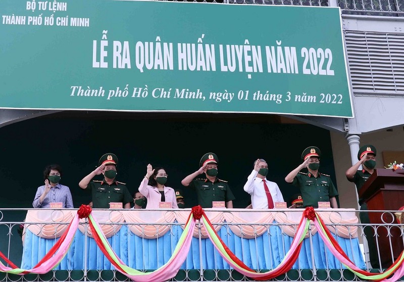 Bộ Tư lệnh TP.HCM ra quân huấn luyện năm 2022 - ảnh 1