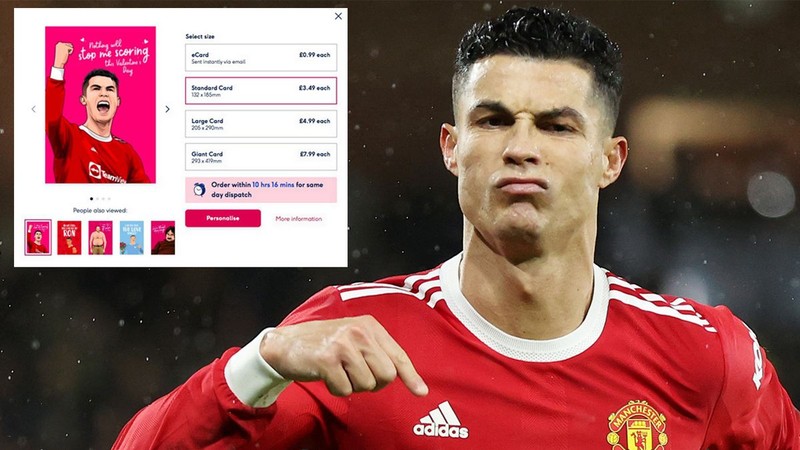 Tấm thiệp Ronaldo trong ngày lễ tình nhân bị chỉ trích nặng nề - ảnh 2